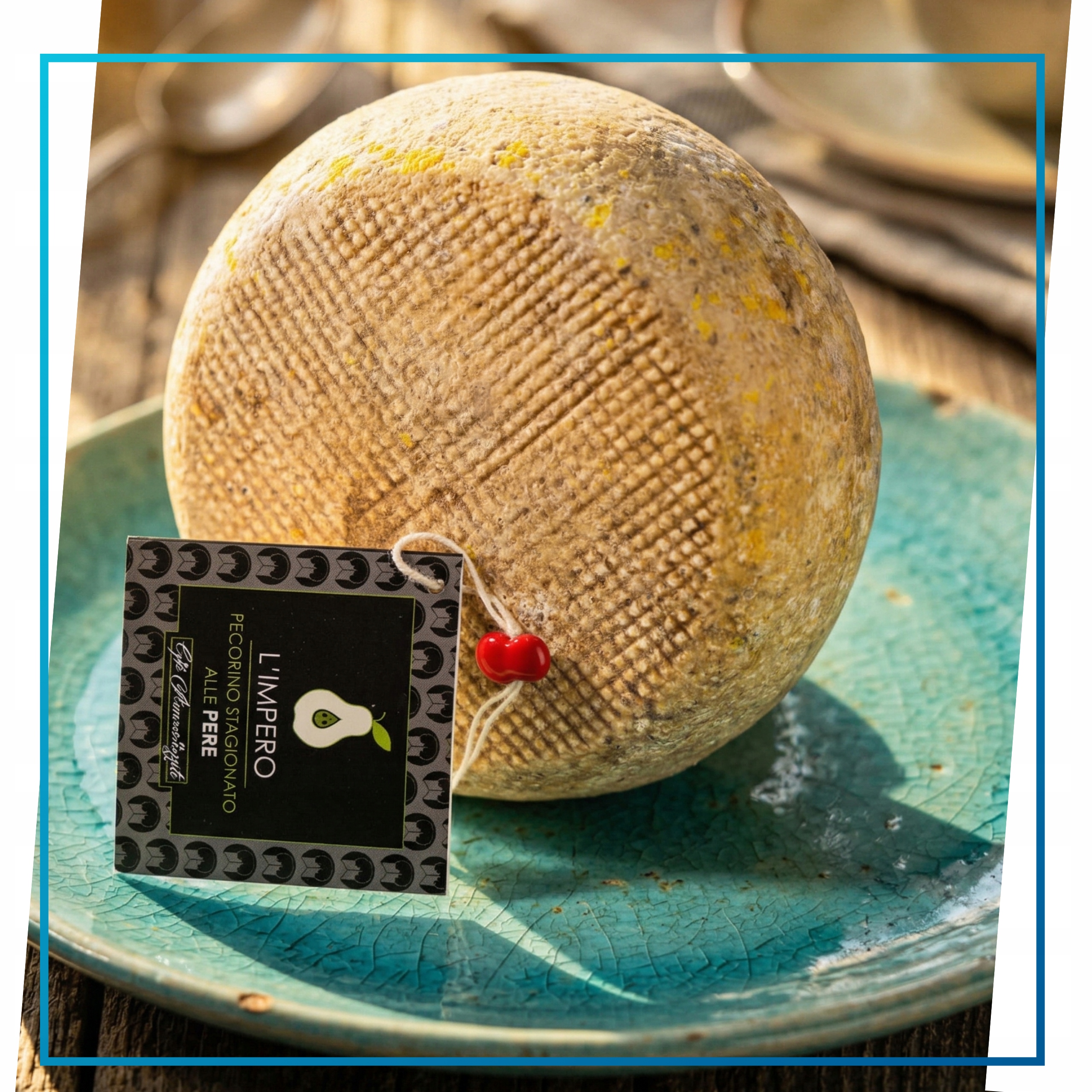 Włoski Ser Pecorino Toscano Z Gruszką 1kg Flomaro