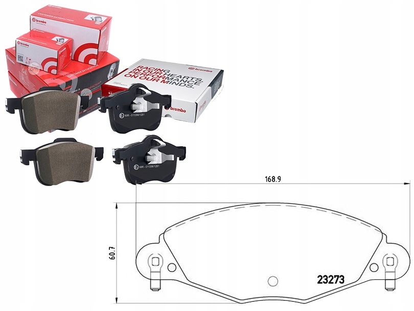 комплект датчик износа тормозных колодок Brembo 37285 PAD1283 1