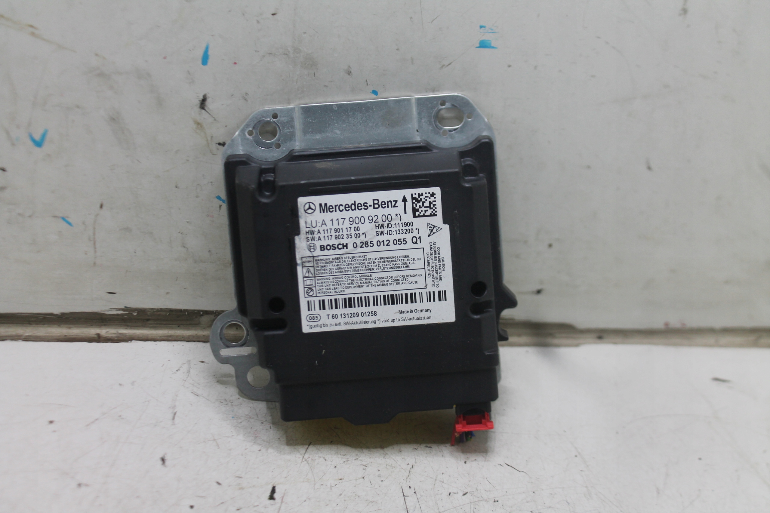 modulo SENSOR airbag A1179009200 MERCEDES A-KLASA W176 12-18