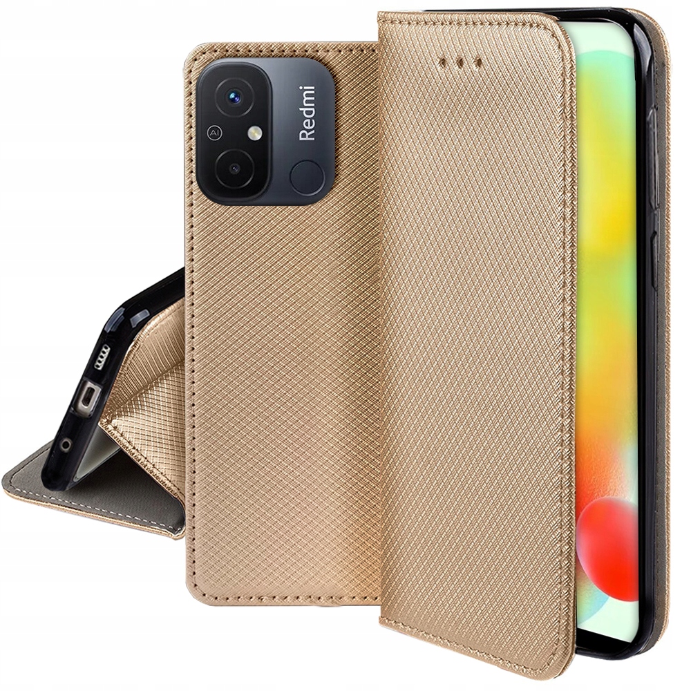 ETUI do XIAOMI REDMI 12C SMART MAGNET CASE PORTFEL + SZKŁO Marka Case