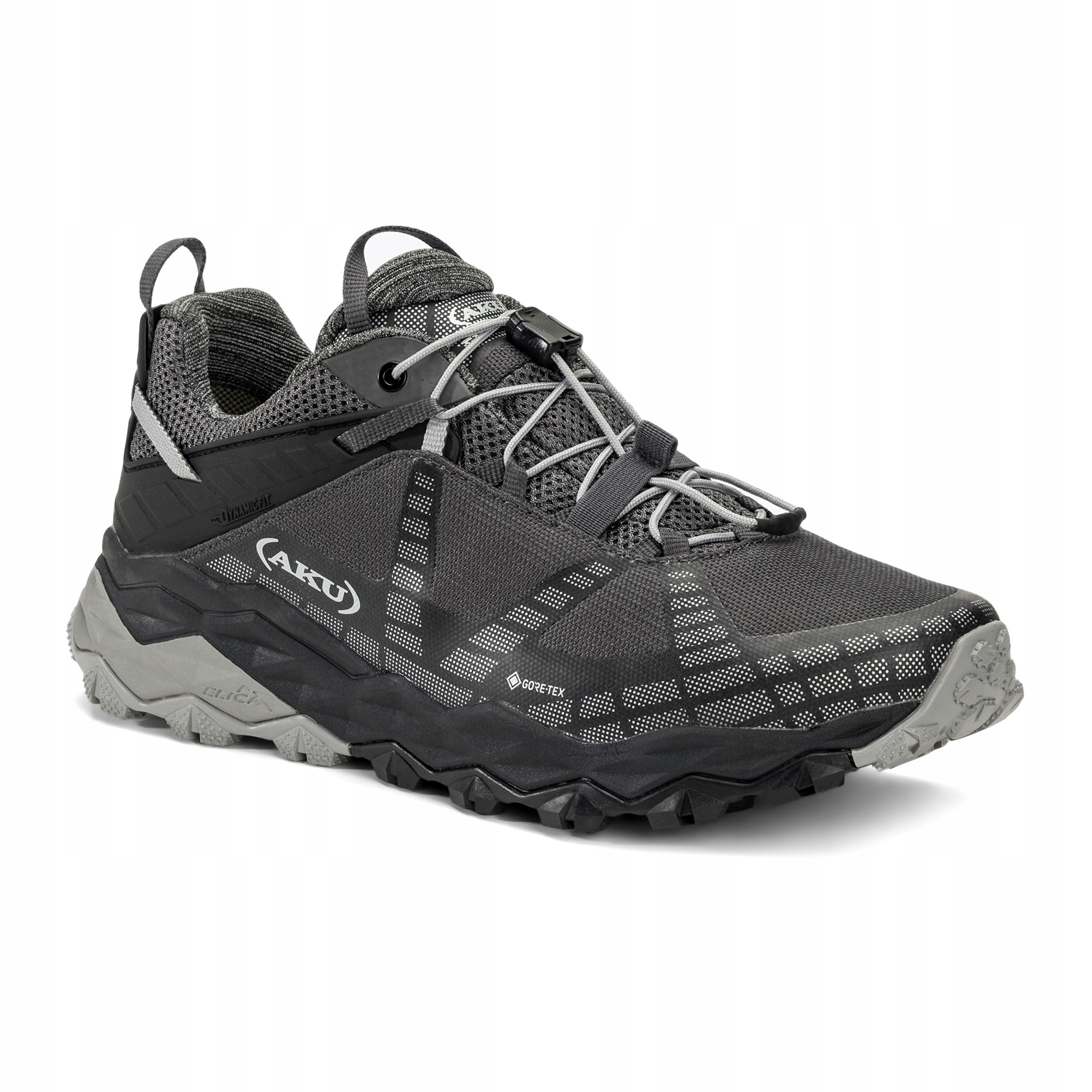 Buty turystyczne męskie Aku Flyrock Gtx black/silver 44.5 (10 Uk)