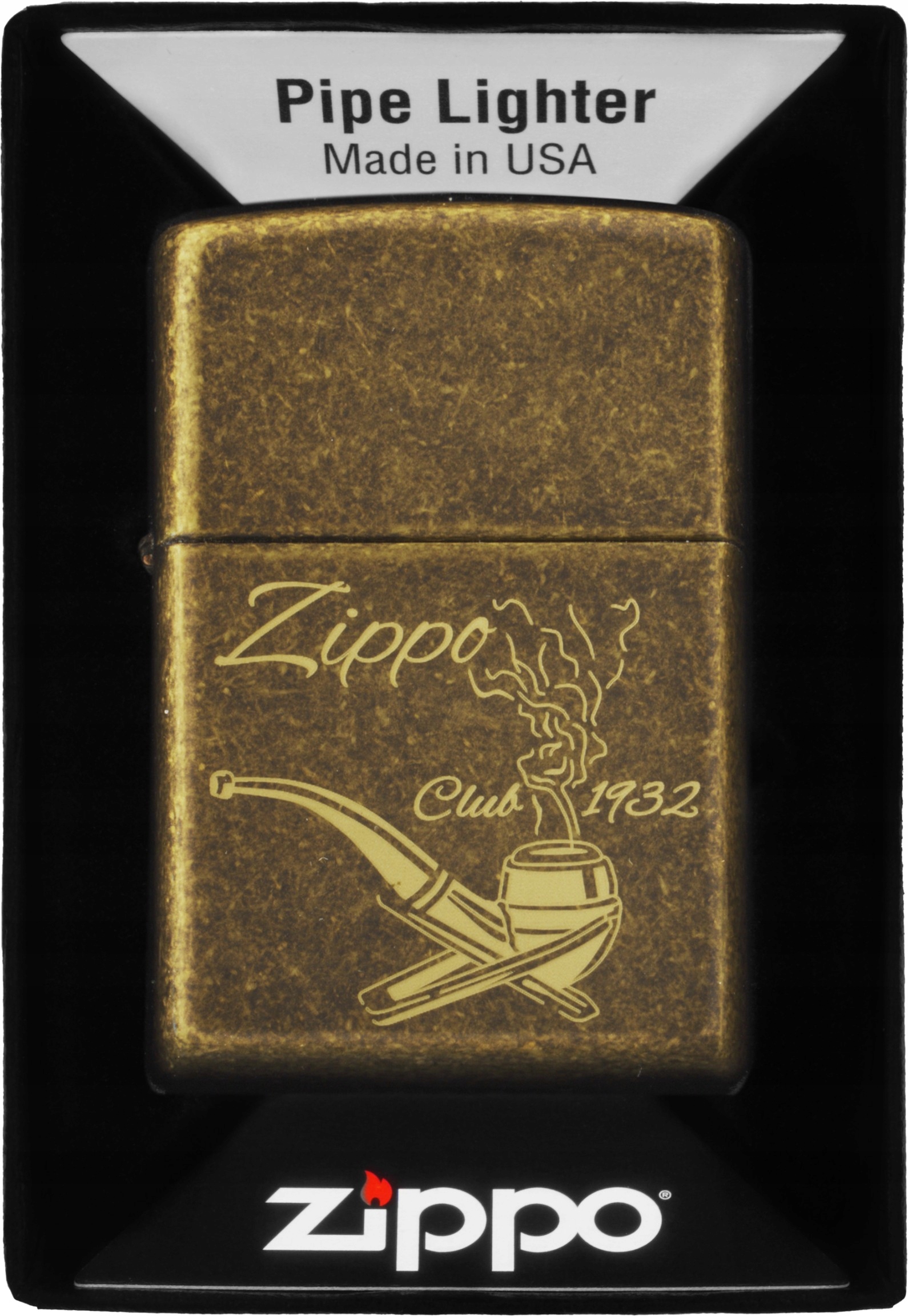 Zapalovač Zippo Zippo Pipe Design 60007245 Větruodolný, benzínový