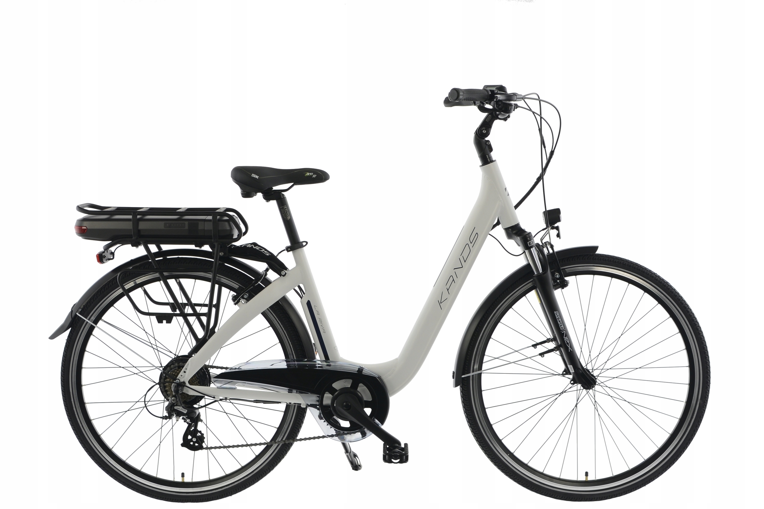 Rower EBIKE Kands 28 La Riva V/B biał 18"r22 28 La Riva V/B 18