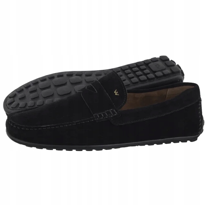 Pánské nazouvací polobotky Mokasíny Wojas černé 10116-61 černé