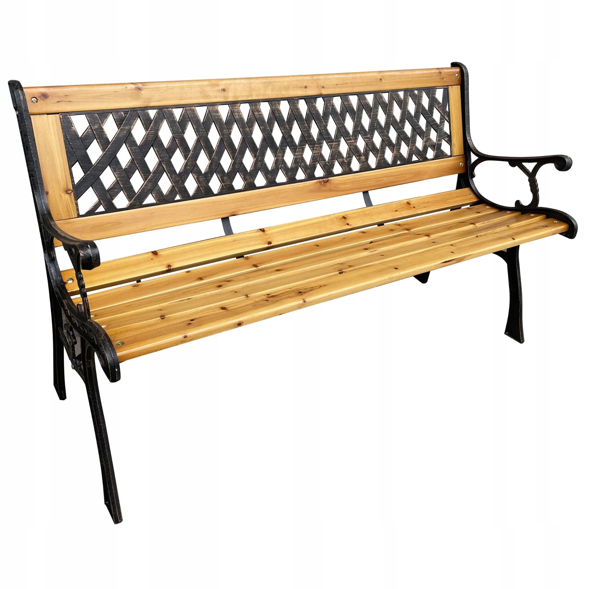 Zahradní Lavička Terasa Mirt Hnědá/přírodní Dřevo Akd