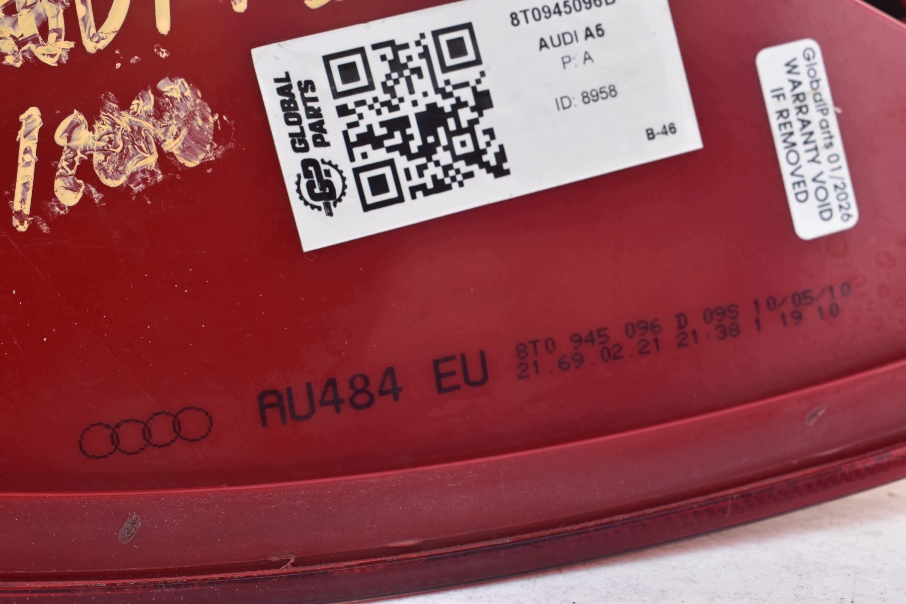 light right rear part AUDI A5 8T COUPE CABRIO 2007-2011R 8T0945096D EU