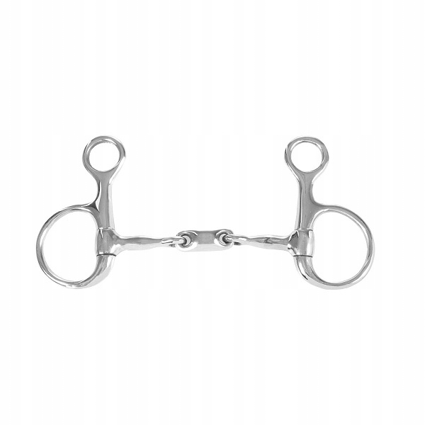 Wędzidło podwójnie łamane Baucher r.13,5cm