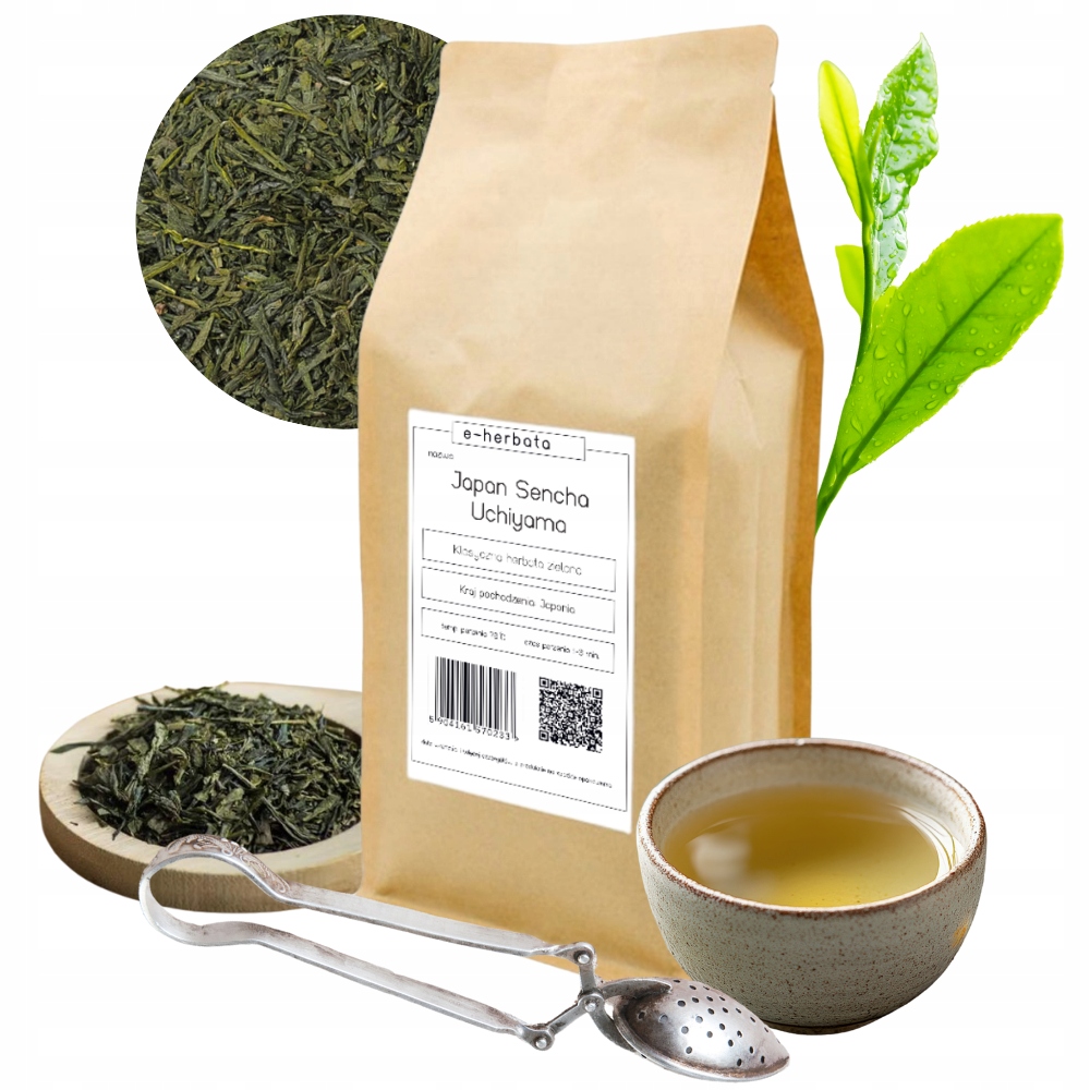 Herbata Zielona Liściasta Japan Sencha Uchiyama Japonia 500G