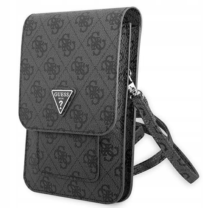 Kabelka kabelka přes rameno peněženka na telefon Guess Wallet Bag 4G Triangle Logo
