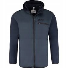 S.oliver Tmavě Modrá Bunda S Kapucí Na Zip Plus Size 3XL Jyj