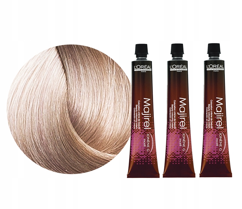 Loreal Majirel 9.12 3x 50 ml bardzo jasny blond popielato-opalizujący-Zdjęcie-0