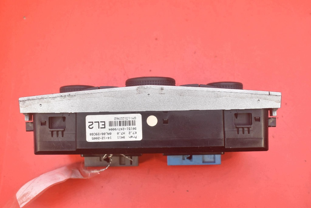 control panel air conditioning devices KLIMY 13122962 OPEL ASTRA 3 III H GTC 04-07