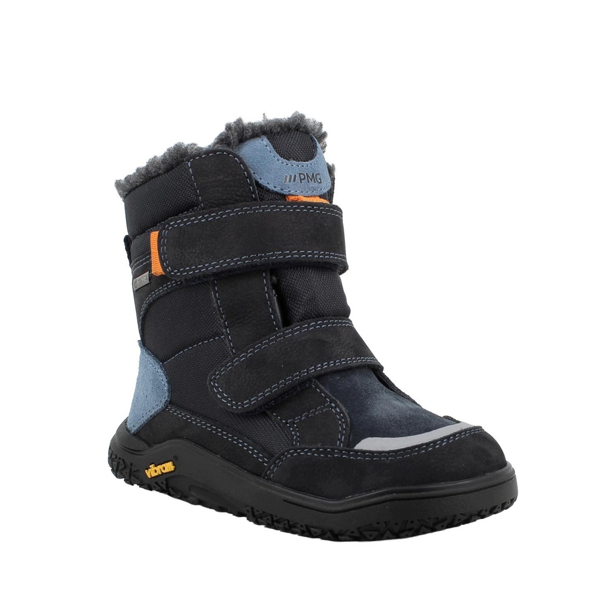 Primigi 2418322 Gore-tex Trzewiki zimowe chłopięce Barefoot na rzepy r.35