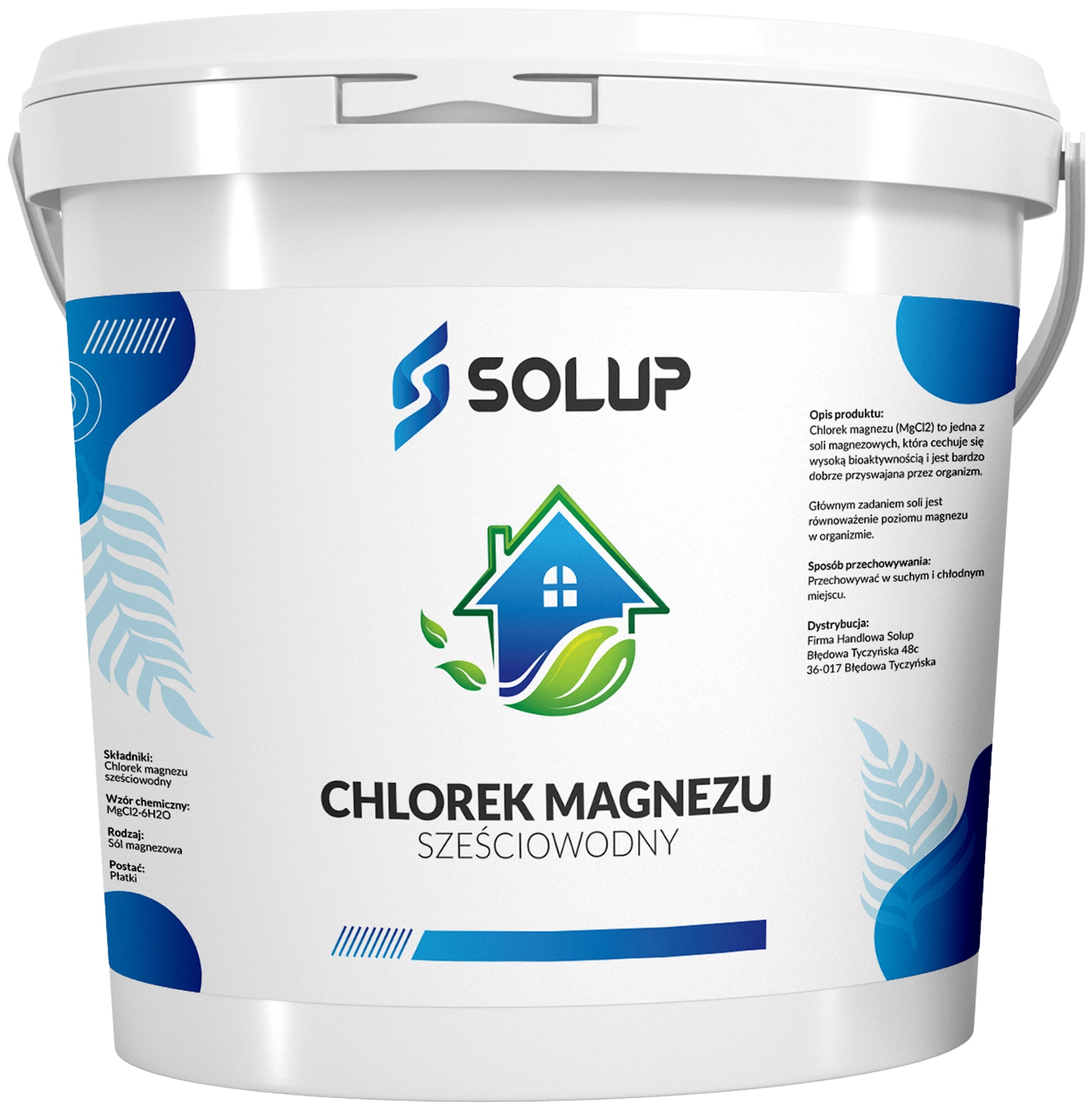 

Chlorek Magnezu sześciowodny sól magnezowa 5kg
