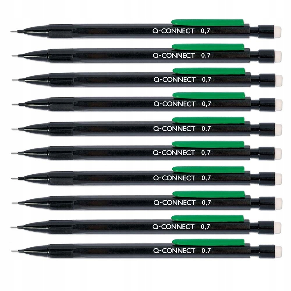 

Komplet 10x Ołówek Automatyczny 0,7MM Czarny