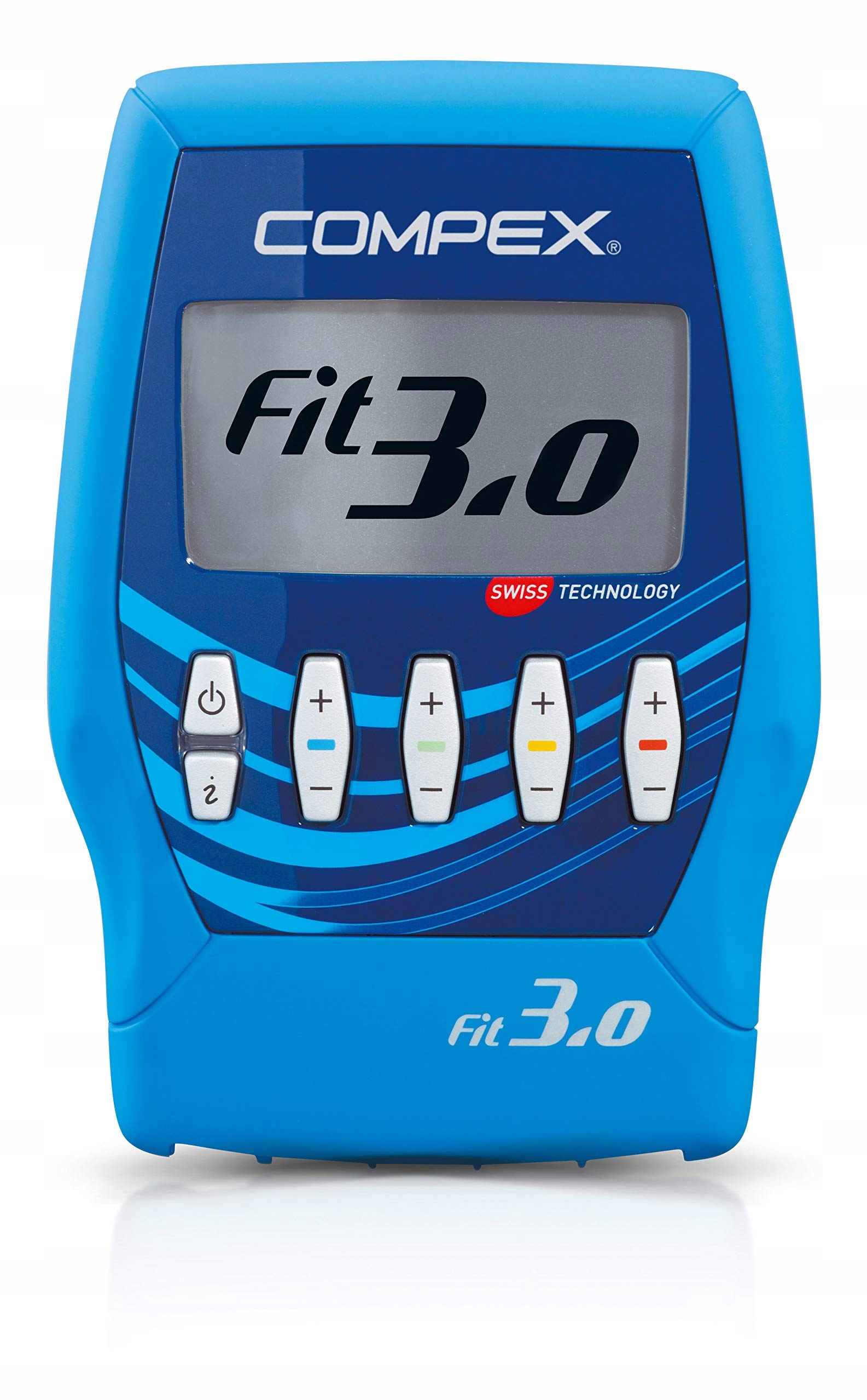Compex Fit 3.0 Elektrostymulator Mięśni Ems Niebieski 4 Kanały Fitness
