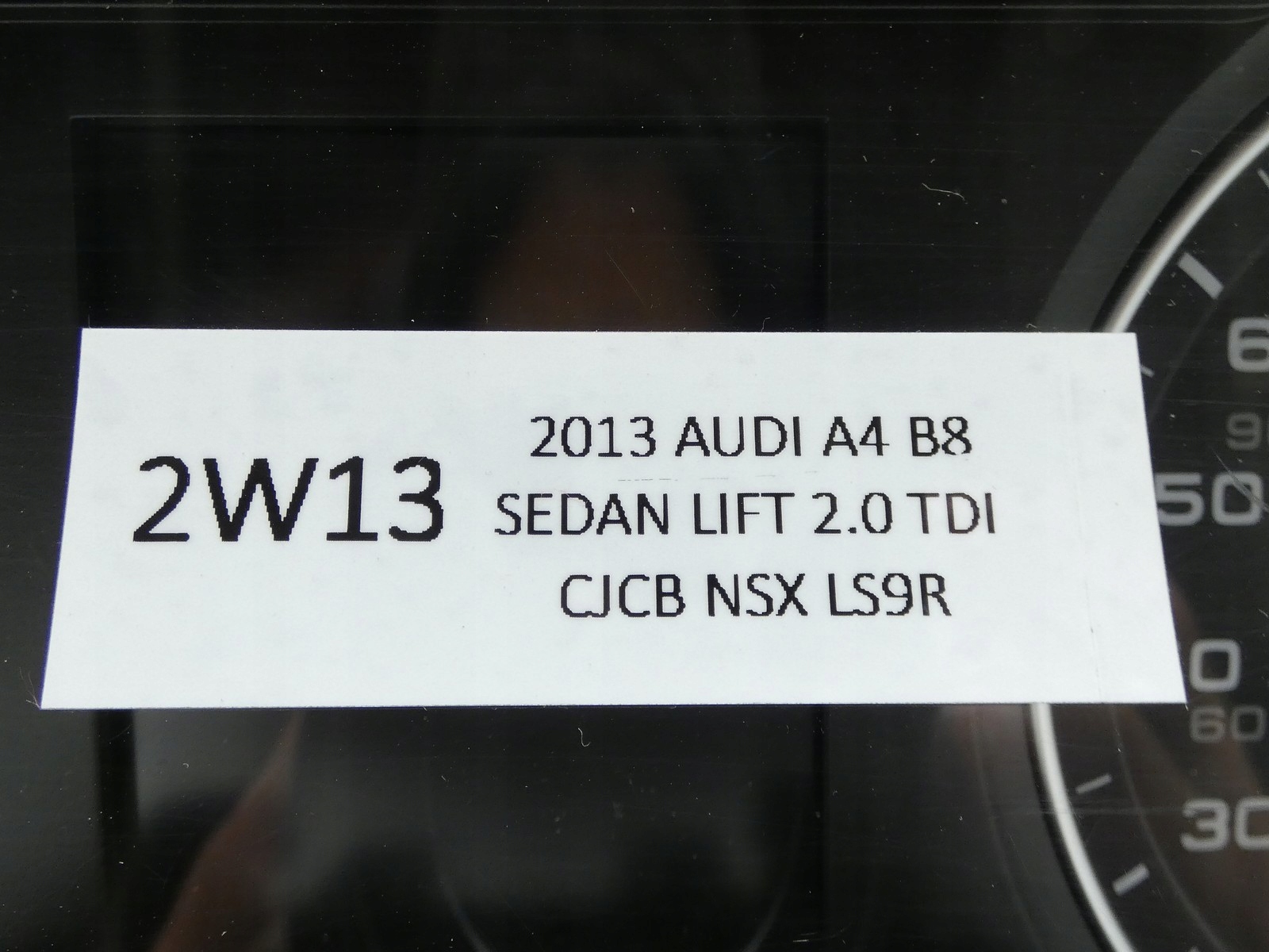 dials clock dials AUDI A4 B8 LIFT 2.0 TDI CGL 8K0920983G