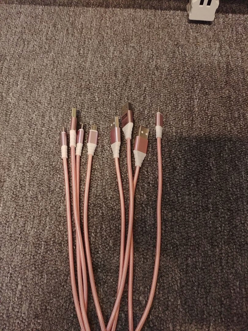 Omega cantil fabric cable kabel braided micro USB
