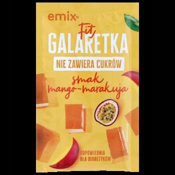 40x 25g Emix galaretka fit mango marakuja Karton