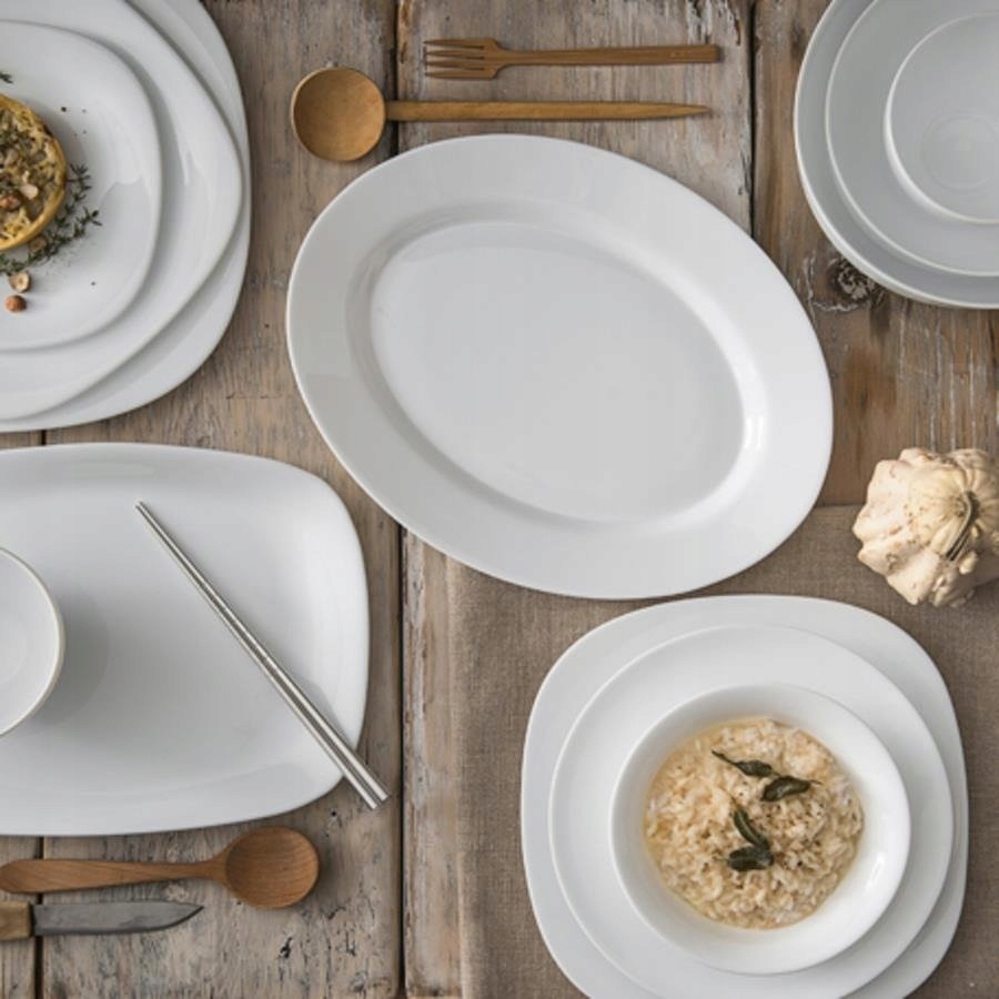 Półmisek półmis BORMIOLI ROCCO PARMA 28 x 20 cm Kolor biały