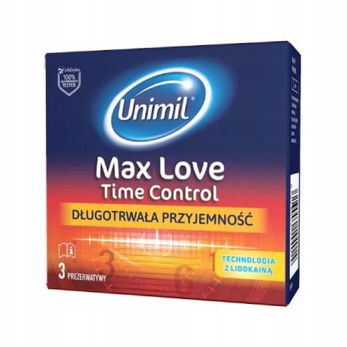 

Unimil Max Love Time Control Prezerwatywy nawilż.