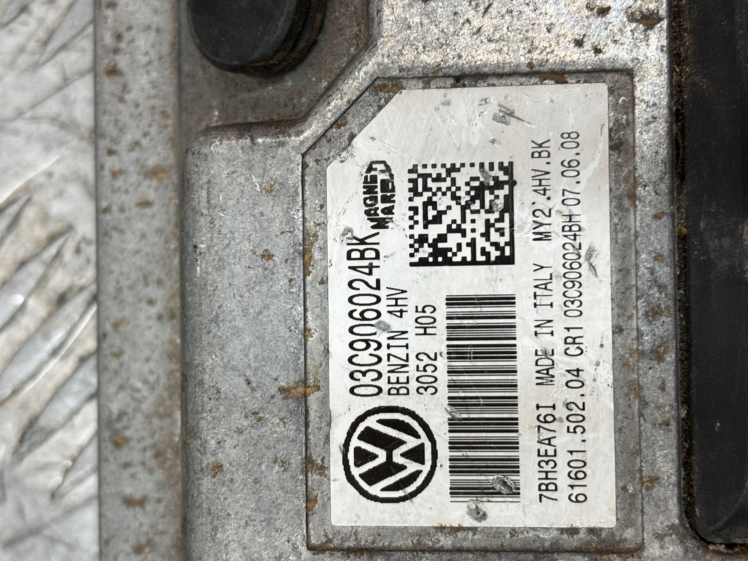 control unit of the engine computer SEAT IBIZA 6J 1.4 03C906024BK
