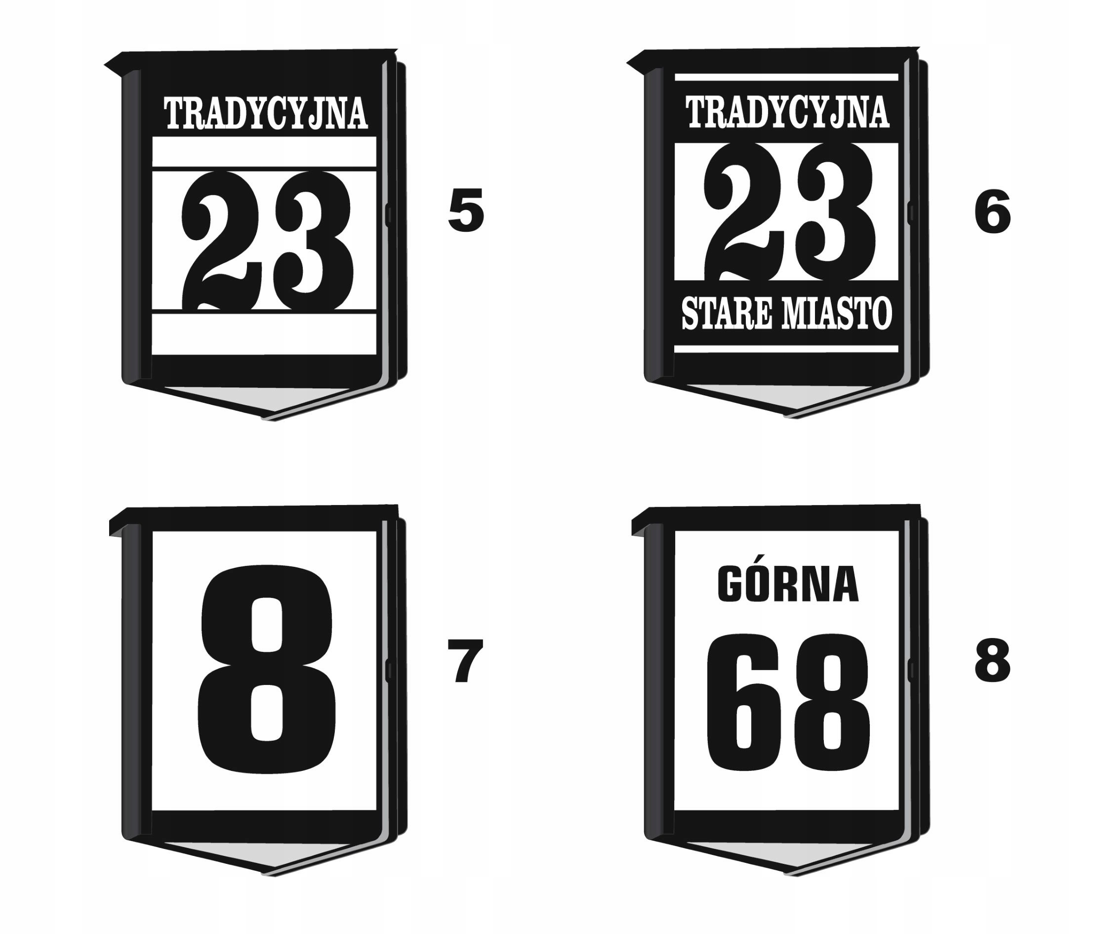 KINKIET PLAFON LATARENKA NUMER DOMU, WYMIENNY LED Szerokość produktu 18 cm