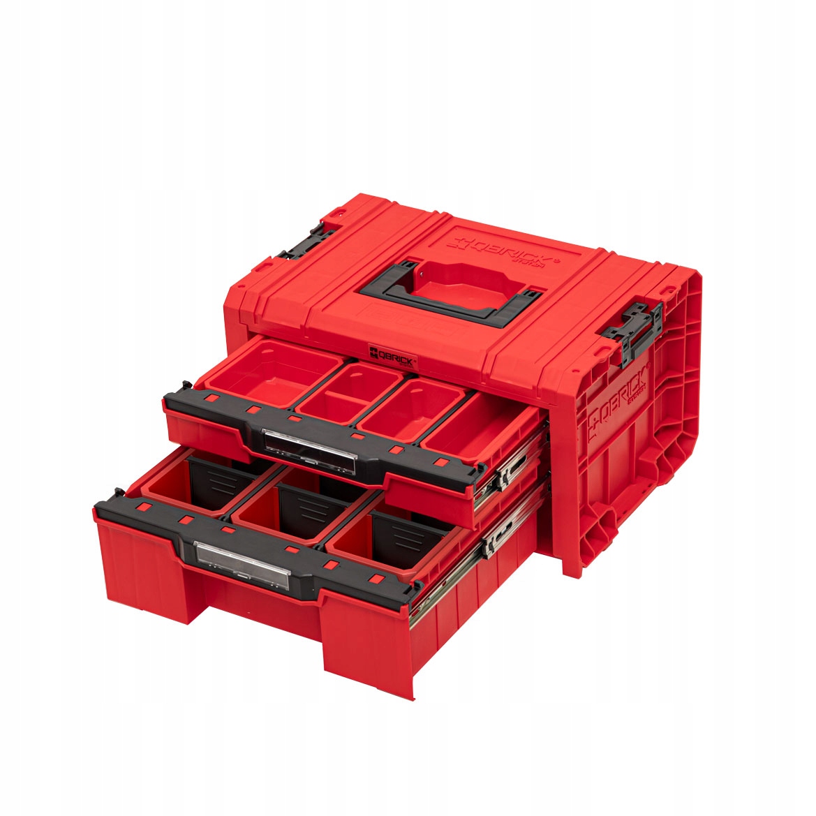 Nástrojová skříň Qbrick Pro Drawer 2 Toolbox Expert Red Ultra Hd