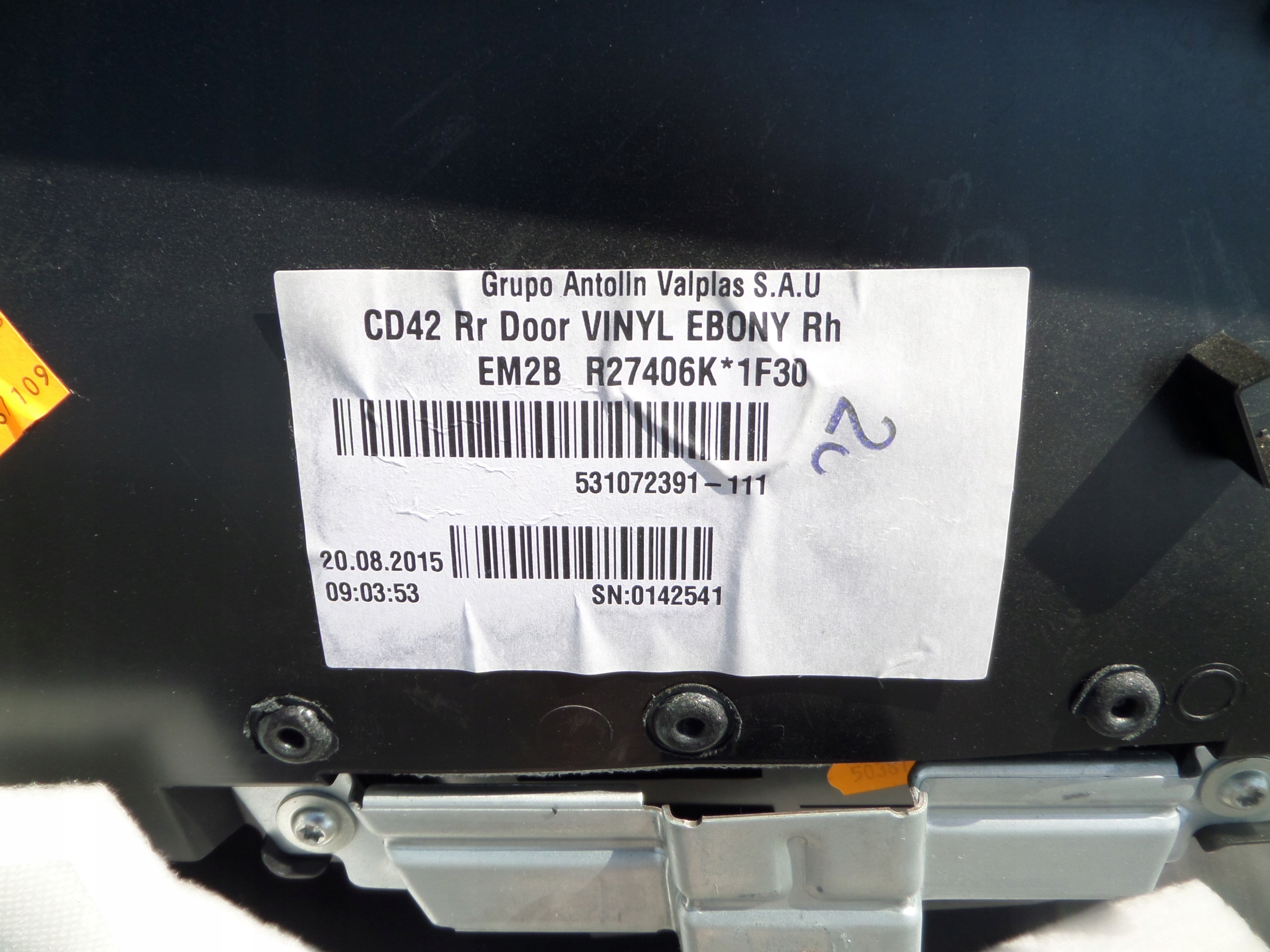 upholstery door Ford S-max mk2
