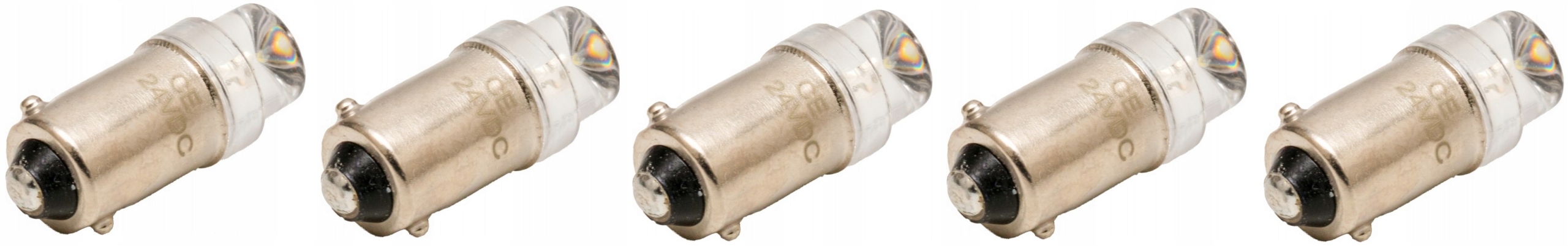 Żarówka BA9S T4W 24V Led Biała 5x