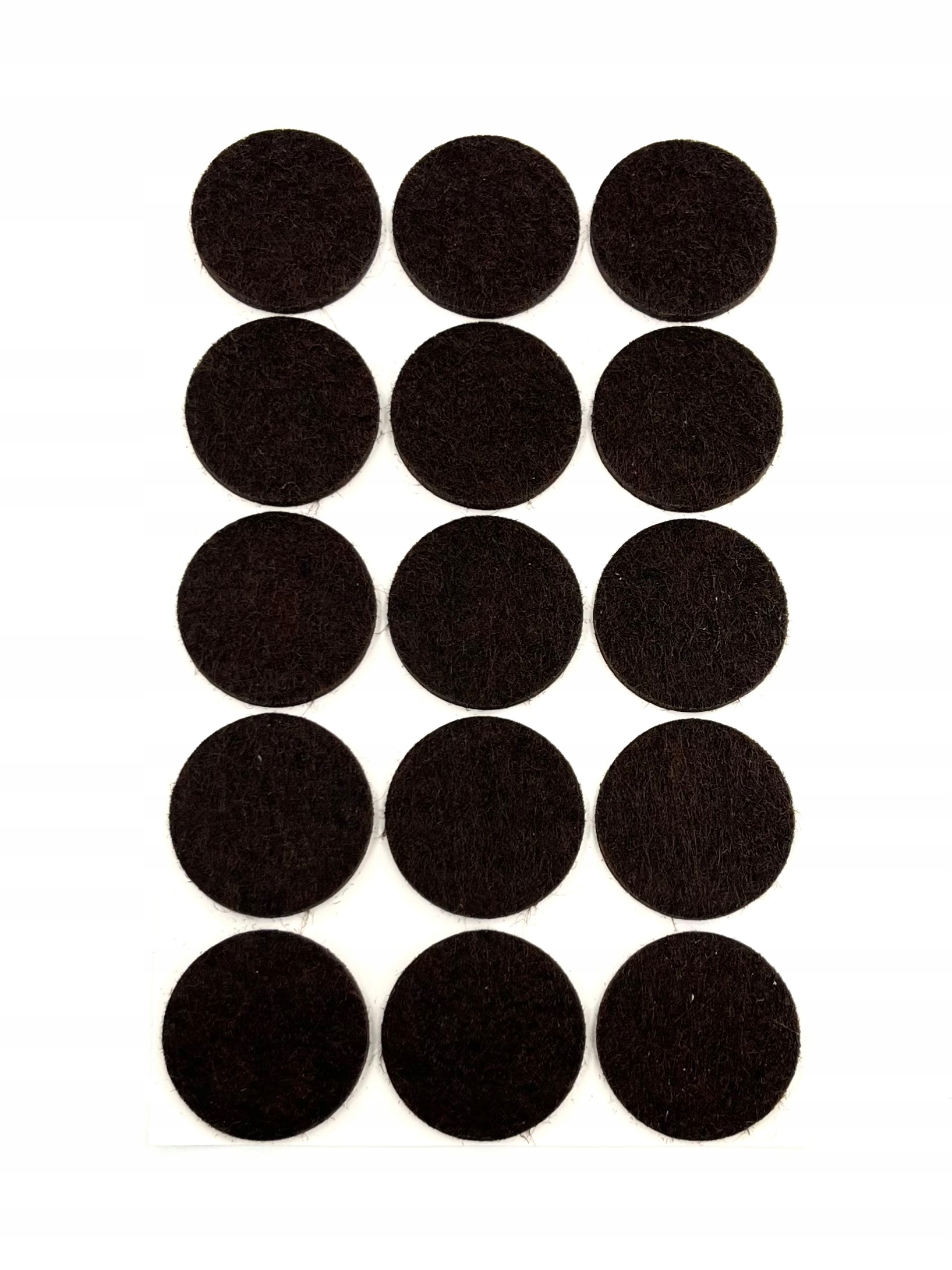 

Podkładki filcowe samoprzylepne brąz ⌀28mm 15szt