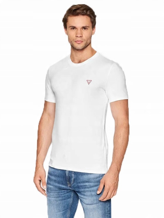 

Guess Koszulka Męska T-shirt Ss Core White r.L