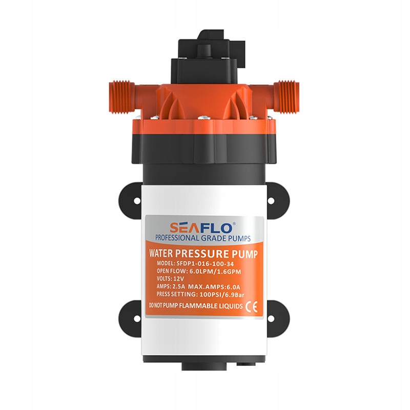 POMPA WODY SAMOZASYSAJĄCA 8,3L/min 12V - 04356 Model SAMOZASYSAJĄCA