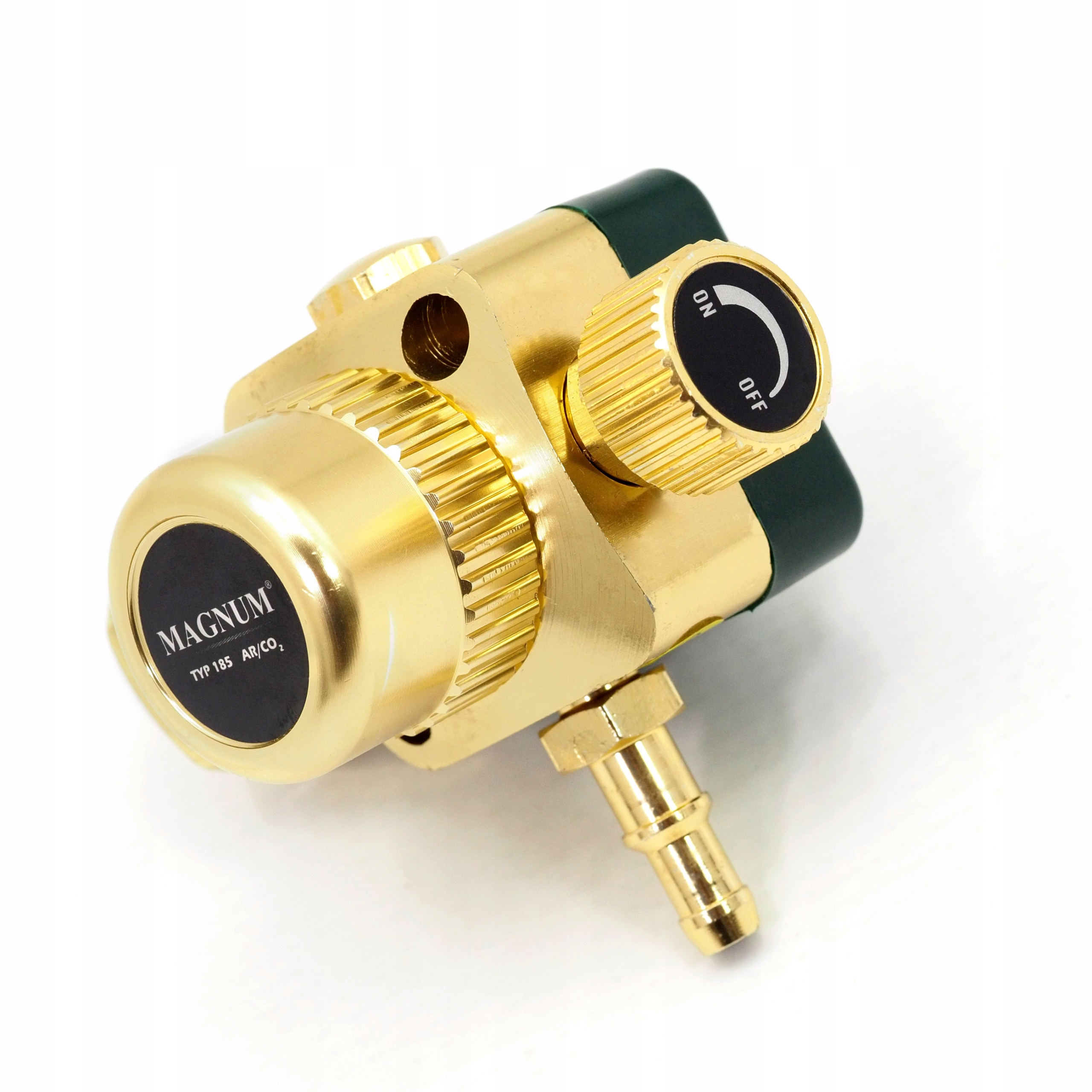 Reduktor TYP 185G do Ar CO2 Z MANOMETREM MINI MANOMETR ARGON Ar/CO2 185 Marka Magnum