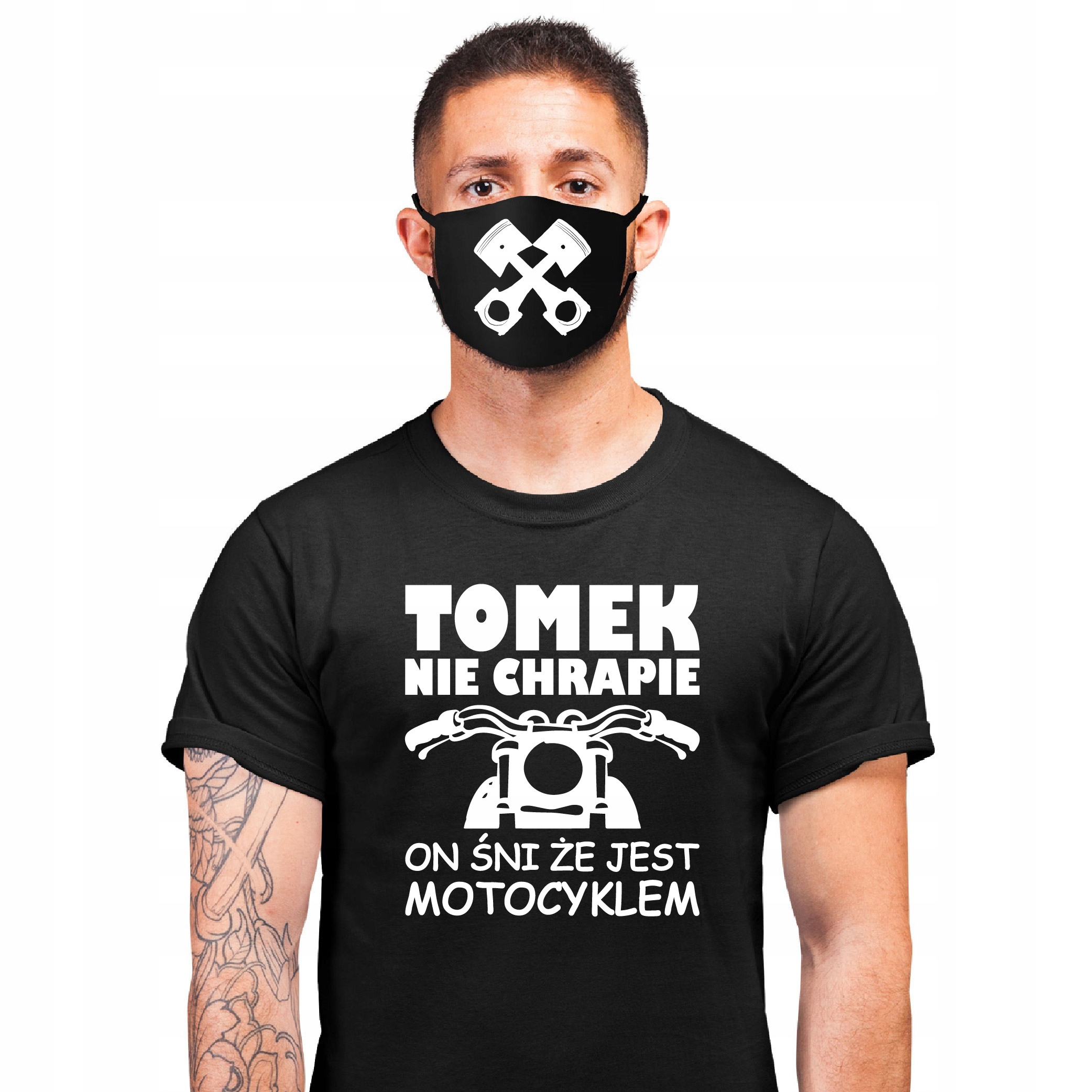 

Koszulka I Maseczka Zestaw Dla Motocyklisty Motor