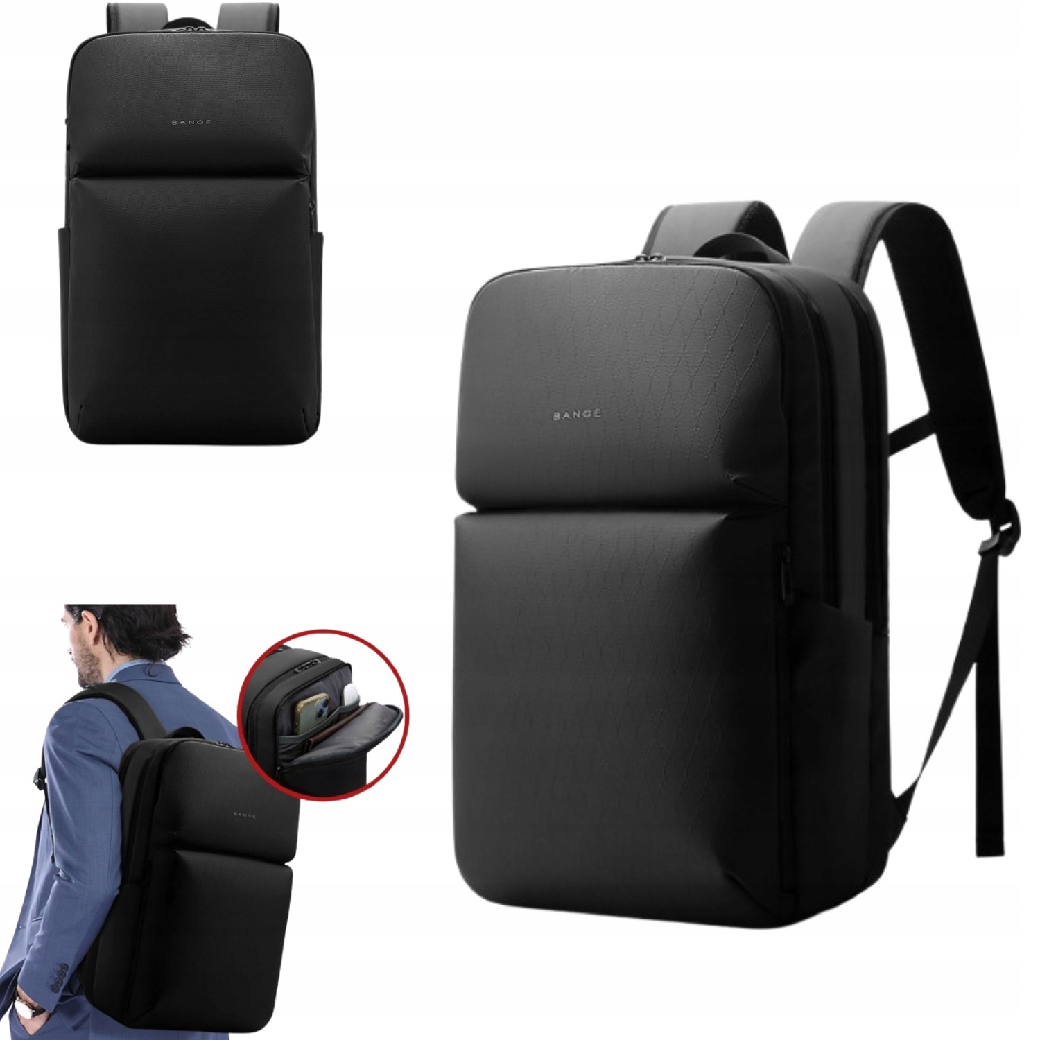 Plecak Sportowy Miejski Podróźny Biznesowy Dla Ucznia Studenta Na Laptop