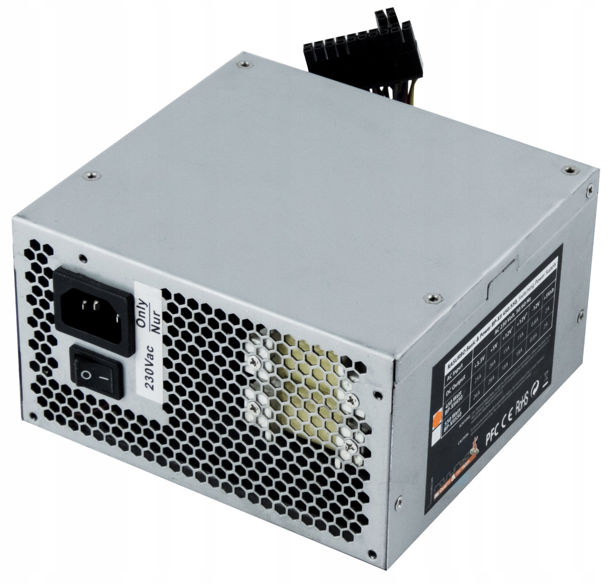 Rasurbo BP-XII450 450W Atx 20+4-PIN