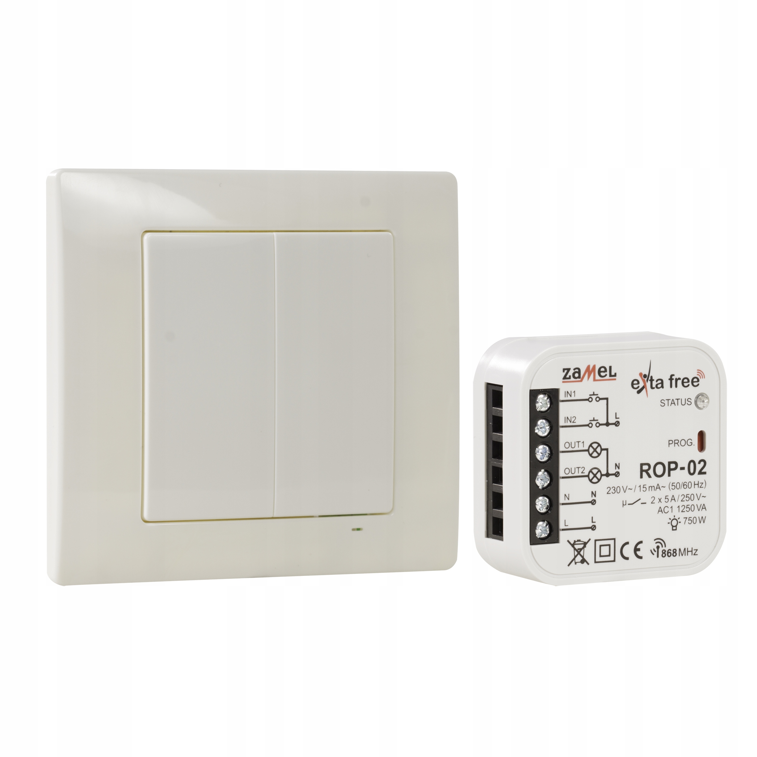 Zestaw sterowania bezprzewodowego RZB-04 ZAMEL inteligentny dom Marka Zamel