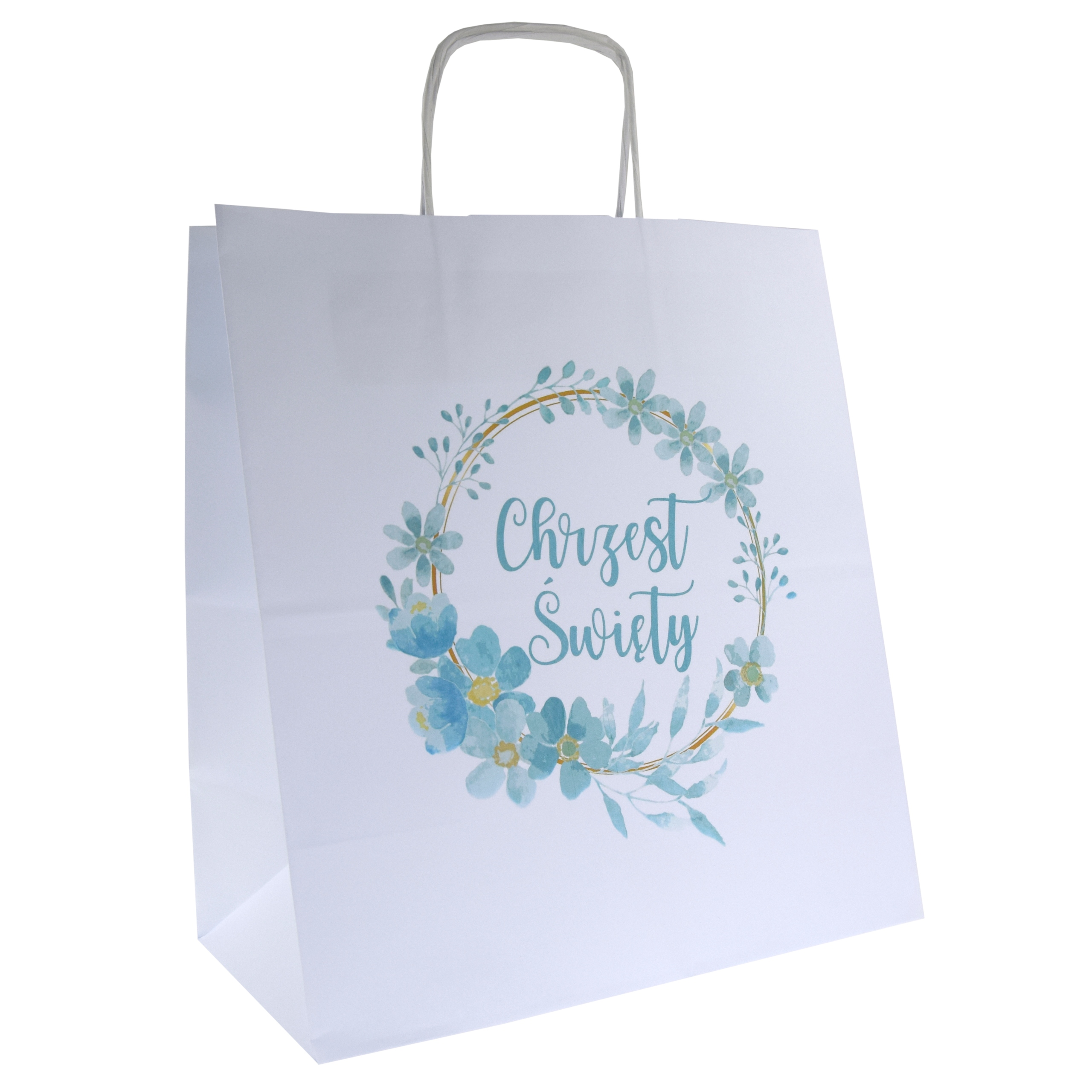 

torba papierowa na ciasto podziękowanie Chrzest x1