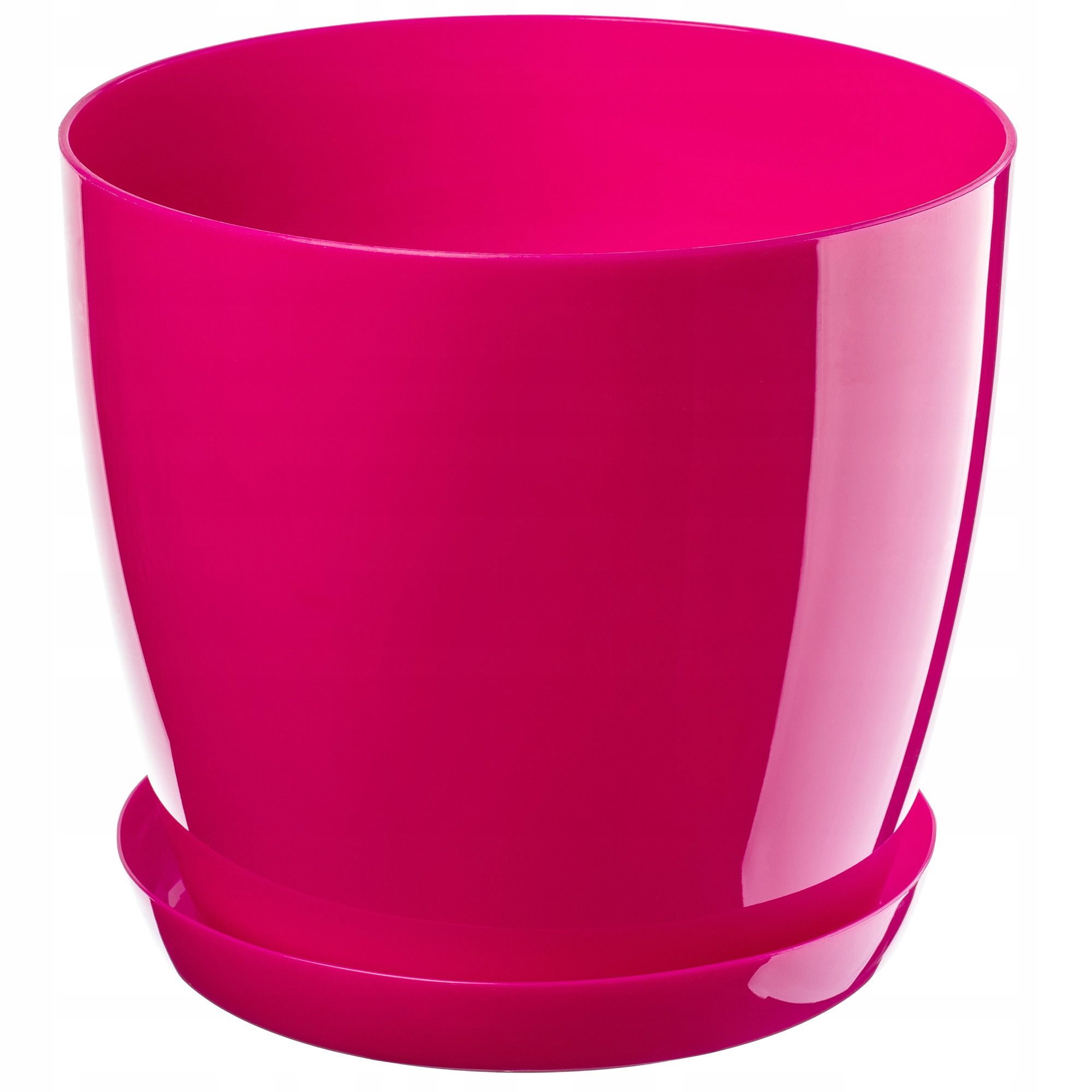 

Doniczka Osłonka Na Kwiaty Podstawka Różowa 20cm