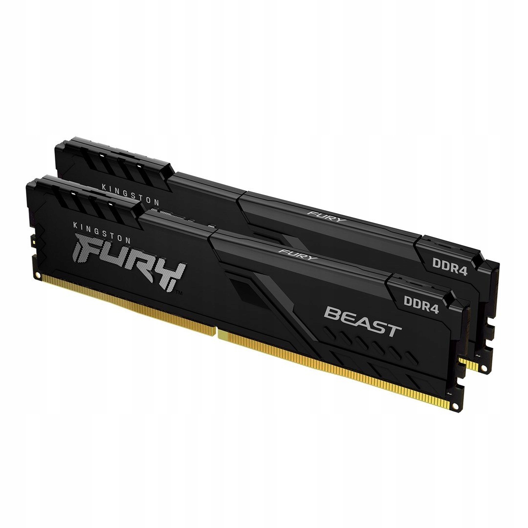 Kingston 32GB 3200MHz DDR4 CL16 DIMM (Kit of 2) 1Gx8 Fury Beast Black KF432
