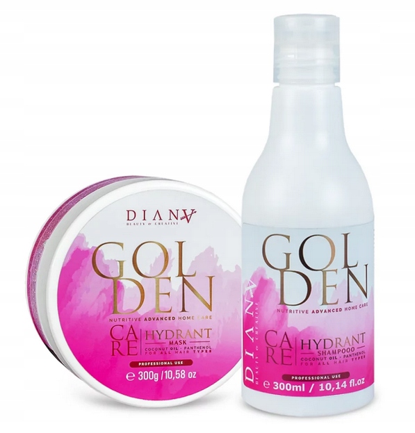 Zestaw nawilżający Diana Golden po nanoplastii i keratynie