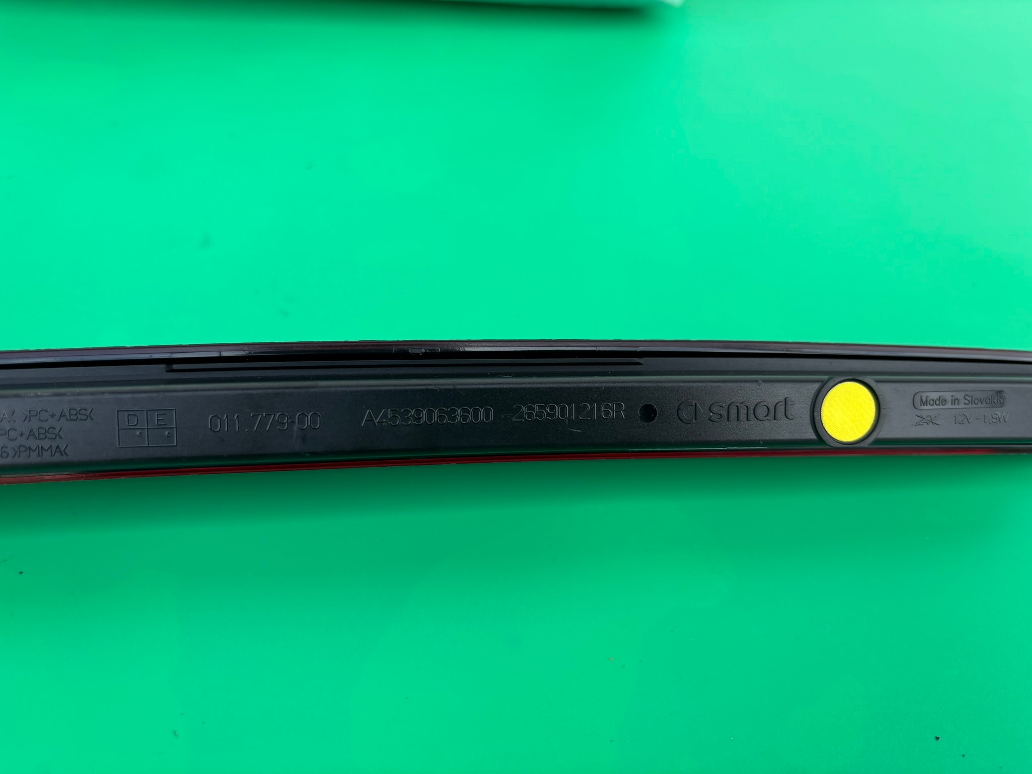 light STOP light STOPU LED SMART FORTWO W453 A4539063600 PAK3/213