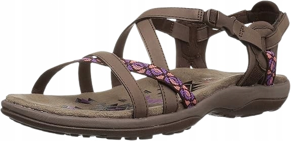 Skechers Dámské Sandály Hnědé Na Suchý Zip 40 J_b