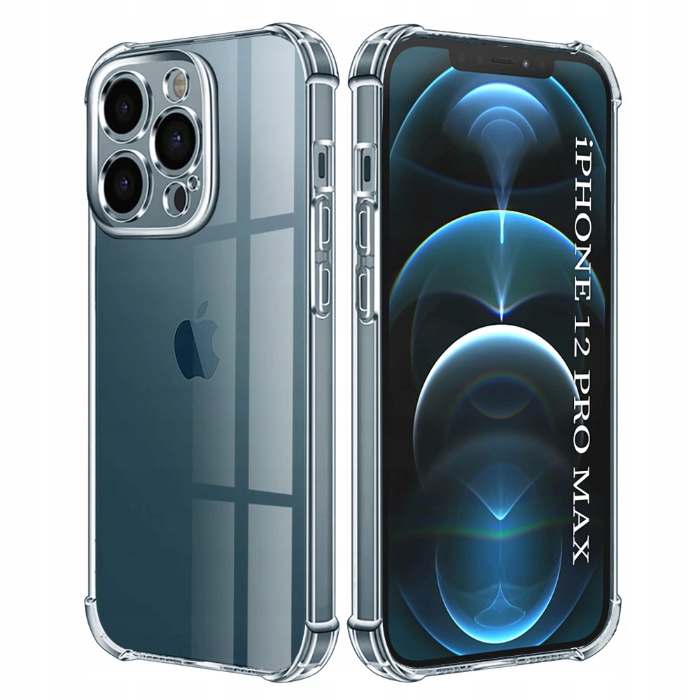 Techsuit przezroczyste etui antywstrząsowe do iPhone 12 Pro Max