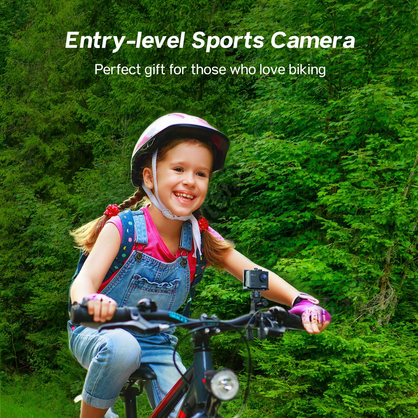 SURFOLA Kamera Sportowa 4K 20MP Wodoodporna 40M WiFi Z Mikrofonem — miniatura 6