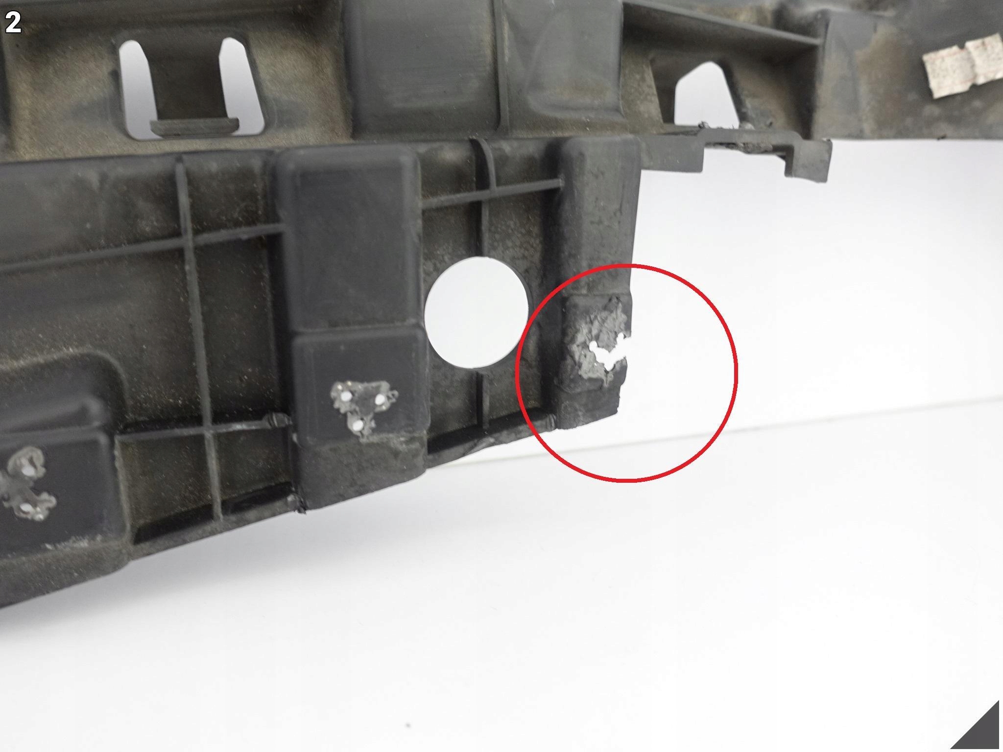 FIAT DOBLO II OPEL COMBO D upper support holder W bumper front