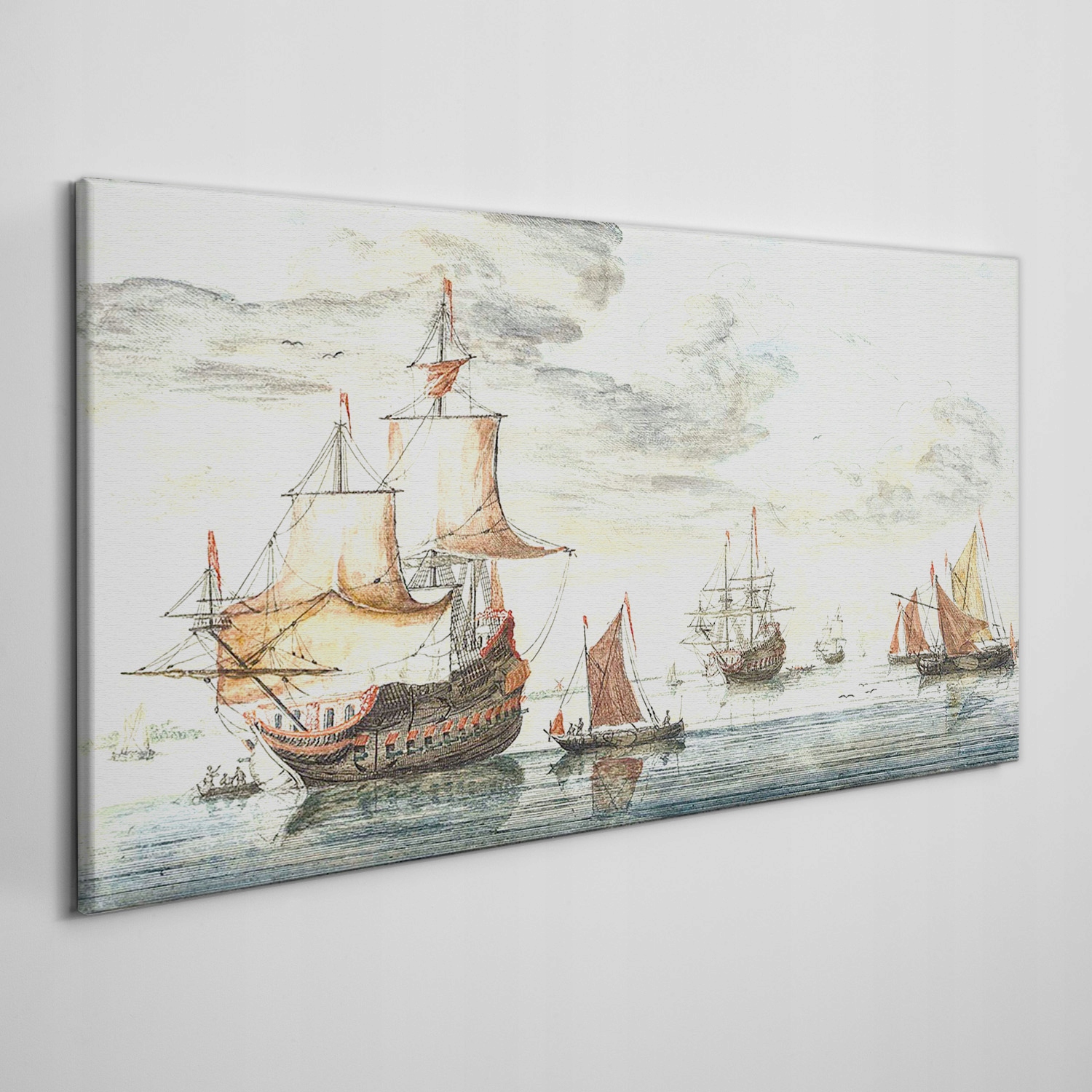 

Obraz na płótnie Morze statki ocean niebo 100x50