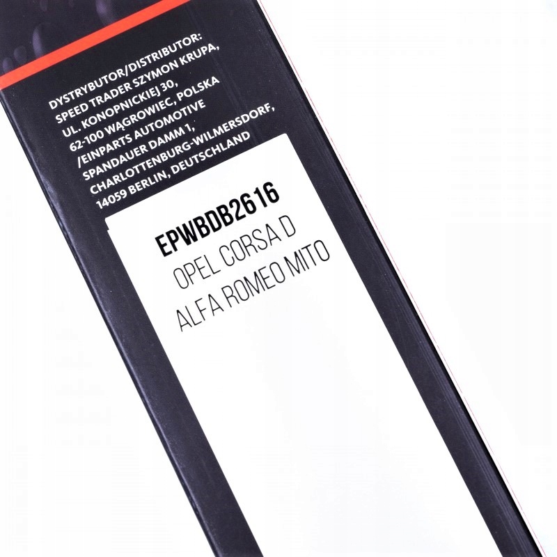 OPEL CORSA D (2006-2014) WYCIERACZKI PIÓRA PRZÓD Typ Bezprzegubowe (płaskie)