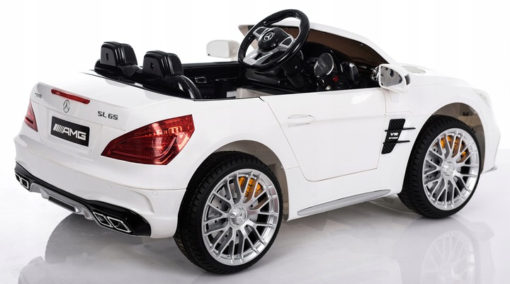 Auto na akumulator MERCEDES SL65 AMG USB,SKÓRA,EVA Długość pojazdu 130 cm
